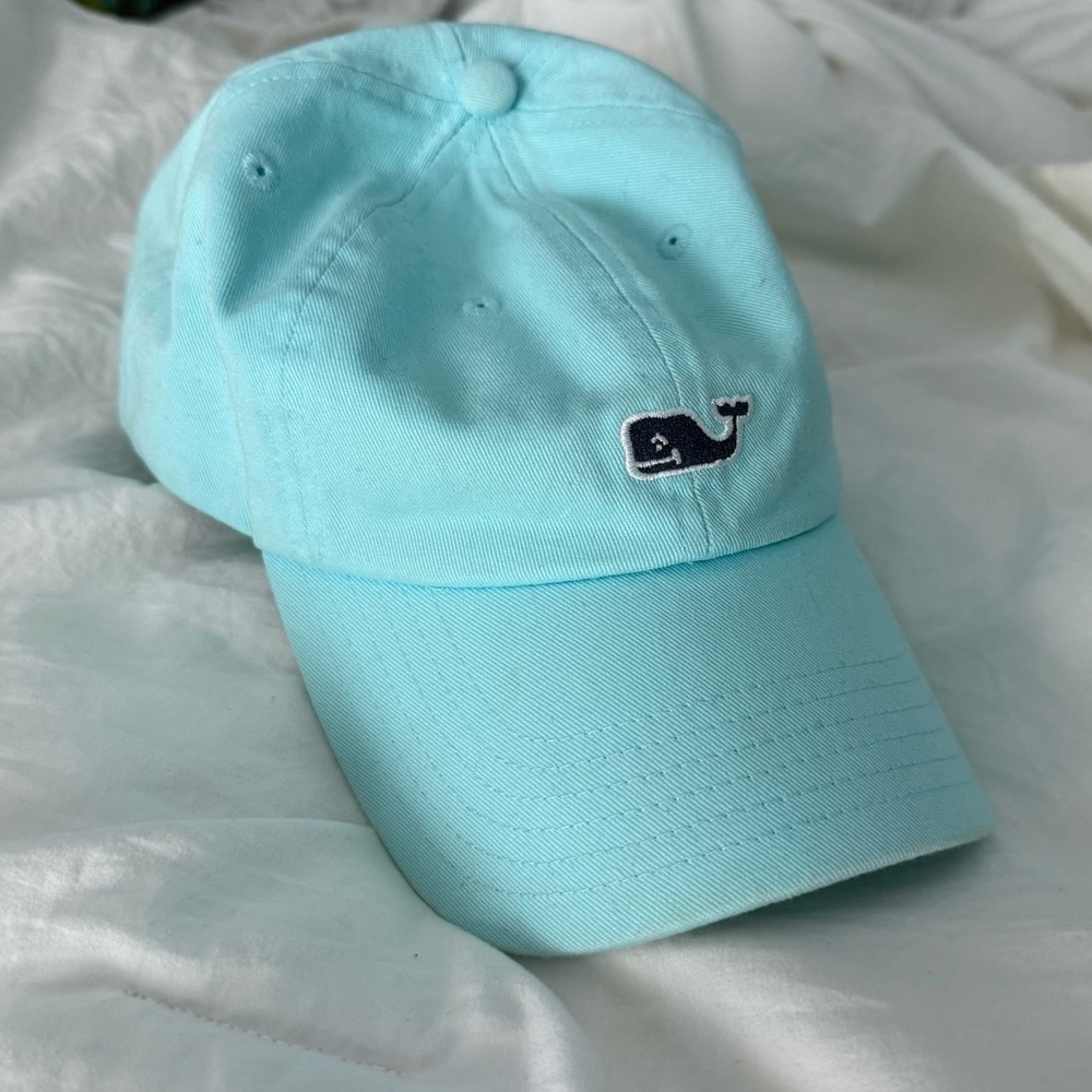 Vineyard Vines Aqua Blue Baseball Hat Cap